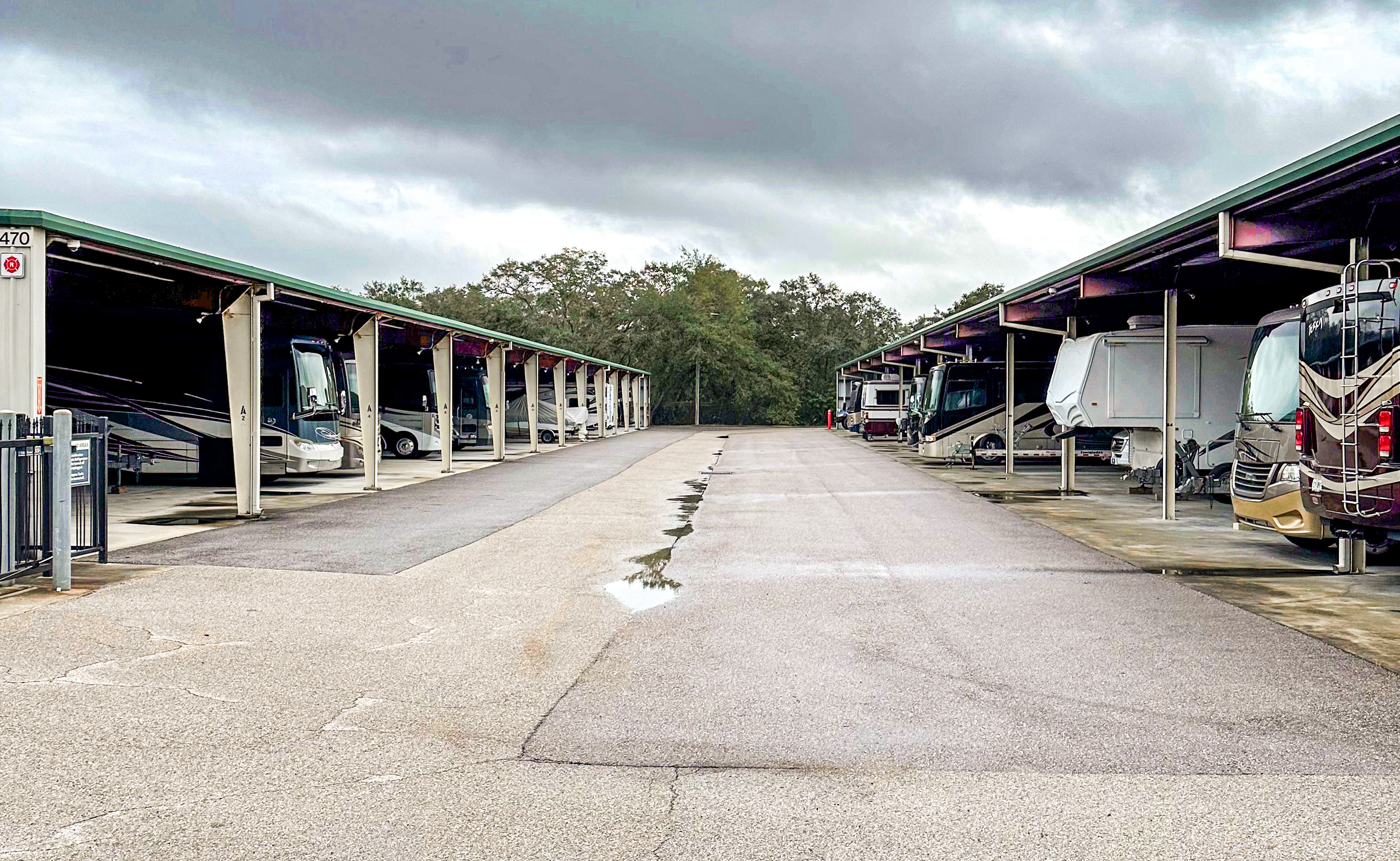 Covered Boat & RV Storage At Pink Door Storage & RV